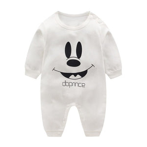 Winter Mickey Outfits Cartoon Onesies Baby Clothes