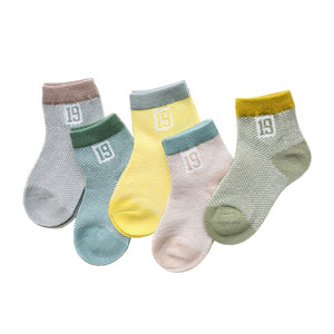 5Pairs  0-2Years Infant Baby Socks