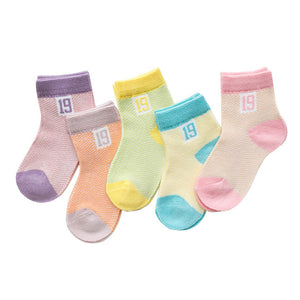 5Pairs  0-2Years Infant Baby Socks