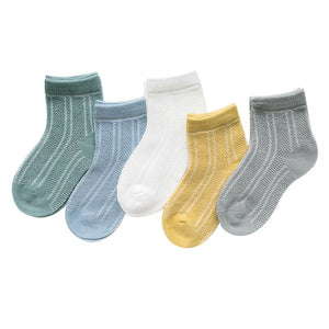 5Pairs  0-2Years Infant Baby Socks