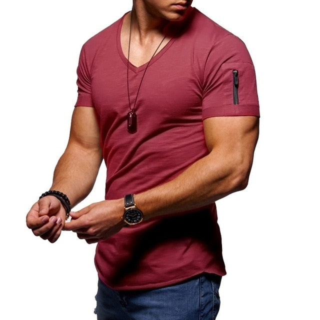 Bodybuilding Fitness T-shirt For Men's