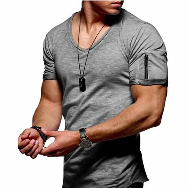 Bodybuilding Fitness T-shirt For Men's