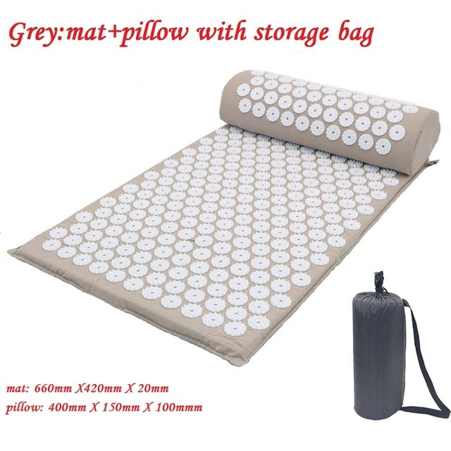 Acupuncture Massage Yoga Mat with Pillow