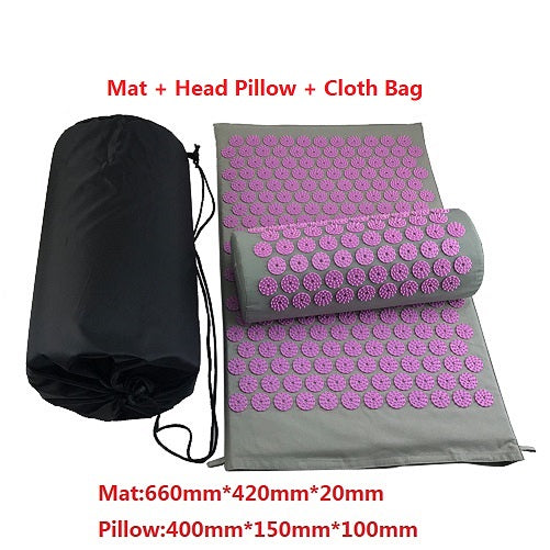 Acupuncture Massage Yoga Mat with Pillow