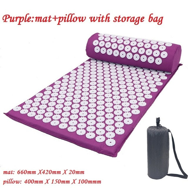 Acupuncture Massage Yoga Mat with Pillow