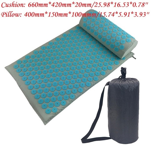 Acupuncture Massage Yoga Mat with Pillow