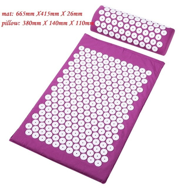 Acupuncture Massage Yoga Mat with Pillow