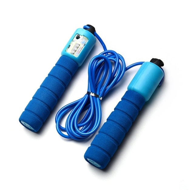 Adjustable 2.9m Fitness Jump Ropes with Counter Sports